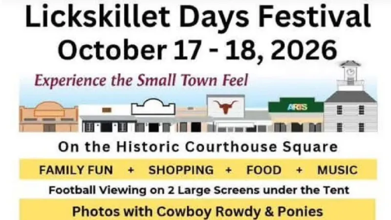 FAYETTEVILLE PREPARING FOR THE 49TH ANNUAL LICKSKILLET DAYS FESTIVAL