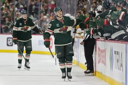 NHL roundup: Wild score 3 in 1st period to halt Knights' win streak
