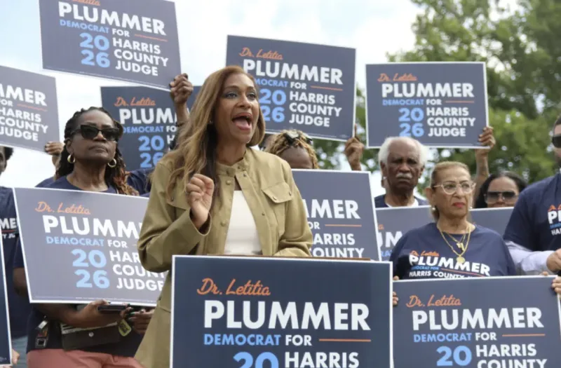Survey: Democratic candidate Letitia Plummer leads Orlando Sanchez by 7 points for Harris County judge seat