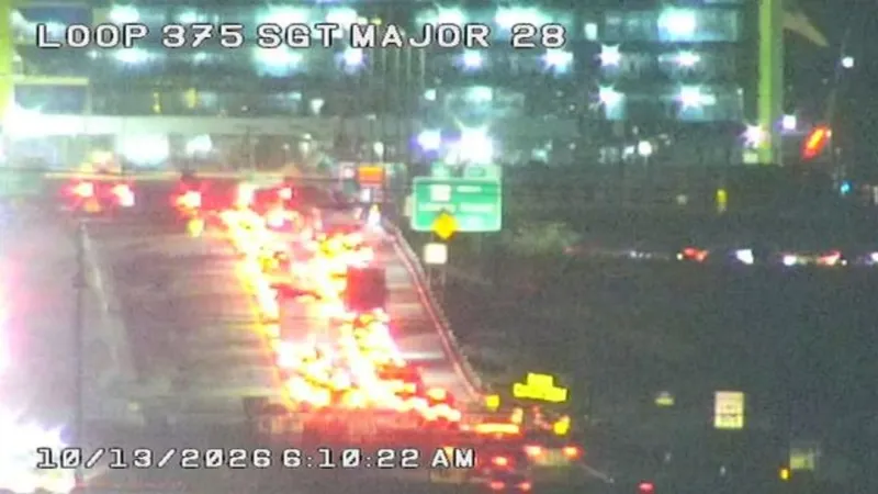 Crash at Loop 375 south and Spur 601 snarls traffic Tuesday morning