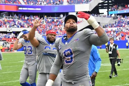 Rams' Alaric Jackson punches Bills' Bradley Chubb after 'emotional game'