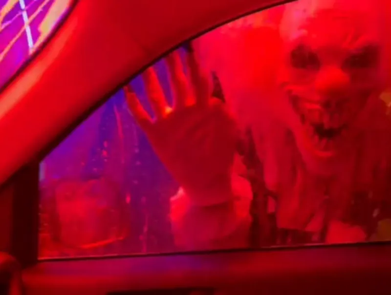 Get Your Car Washed Inside of a Tunnel of Terror in San Antonio