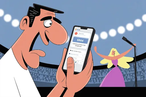 StubHub told me to sell my Lady Gaga tickets elsewhere, then they charged me for it