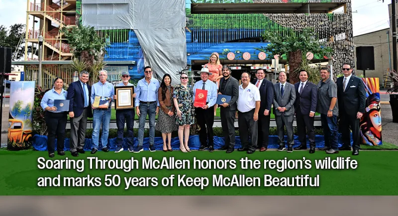 McAllen Unveils Massive 14,000-Square-Foot Mural Celebrating McAllen's Natural Beauty