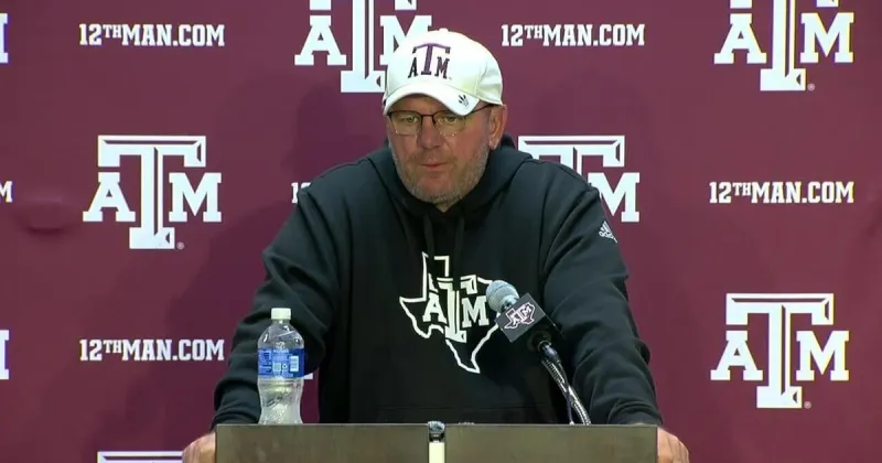 Watch: Mike Elko discusses Texas A&M's recent struggles, game vs. The Citadel