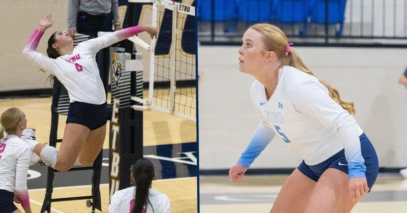 AWARD | VB | ETBU Earns Both ASC Weekly Awards for Third Time this Season