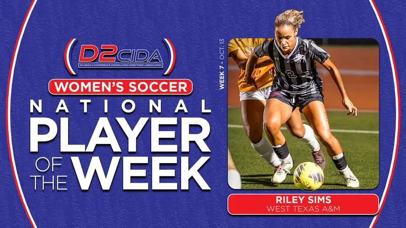 Riley Sims Named D2CIDA National Player of the Week For Second Straight Week