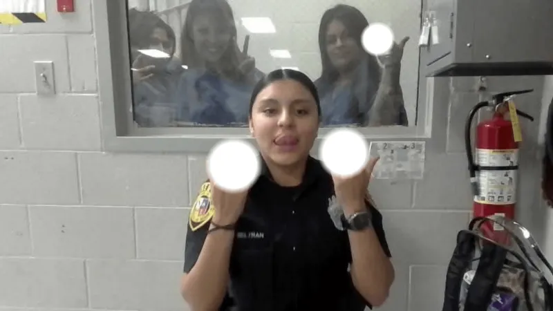 PHOTOS: Deputy fired after posing for photos with inmates