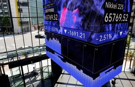 Asia shares edge up as chip selloff eases; US CPI awaited