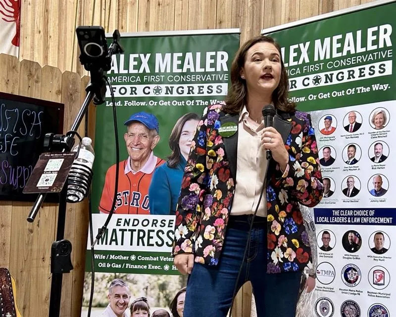 Republican Alex Mealer leads Leticia Gutierrez as her campaign scrubs Trump from website