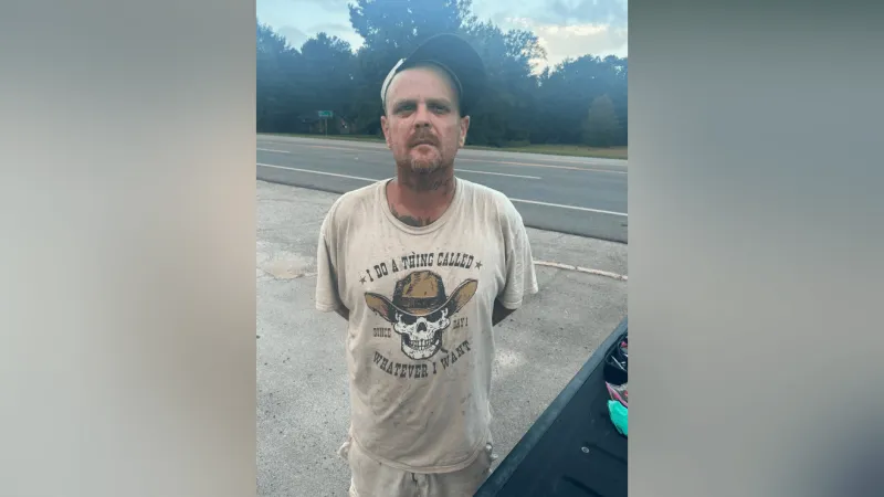 Man wearing 'I do whatever I want' t-shirt learns he can't when it comes to meth