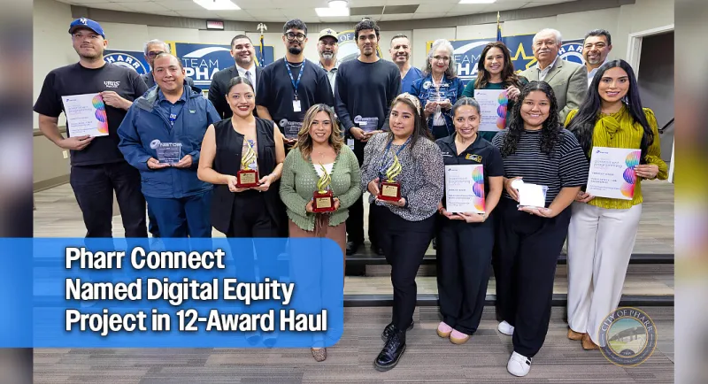 City of Pharr Wins 12 National NATOA Awards as Pharr Connect Shines