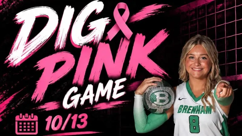 CUBETTE VOLLEYBALL FALLS TO MONTGOMERY ON DIG PINK NIGHT