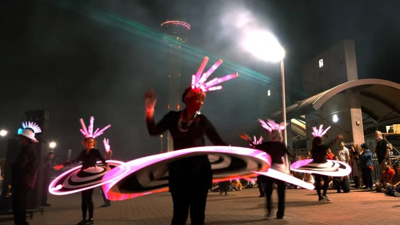 URBAN-15 and Laser Wizard Tim Walsh reunite for Alameda Theater light-and-music show