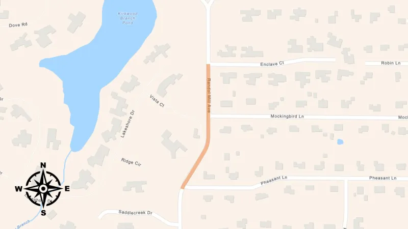 Asphalt Repair on Randol Mill Avenue