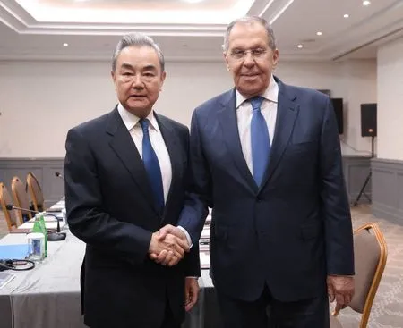 Russia's Lavrov, China's Wang discuss cooperation, Ukraine, Iran at Asia security meeting
