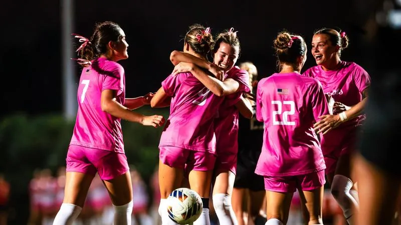 Coffman Delivers Late Equalizer in Tie Against No.18 TWU