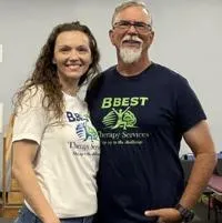 B Best Therapy Services ribbon cutting, fair slated
