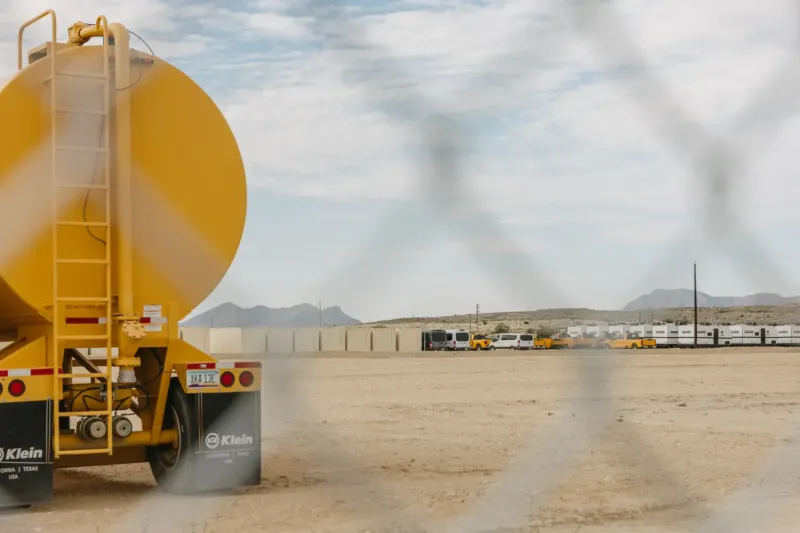Border wall 'man camps' have rapidly spread across the Big Bend with little state oversight.