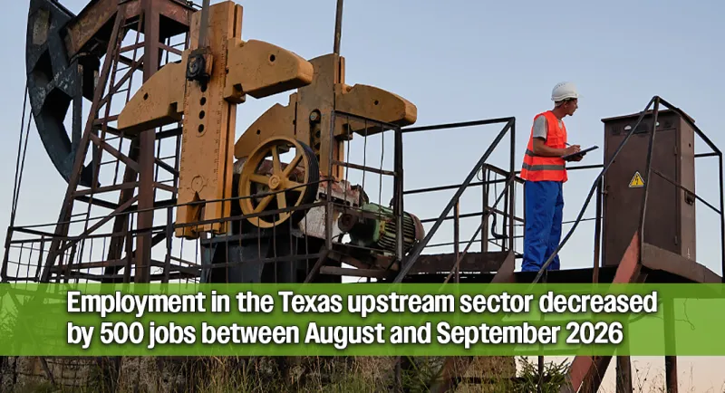 Texas Upstream Employment Down in September