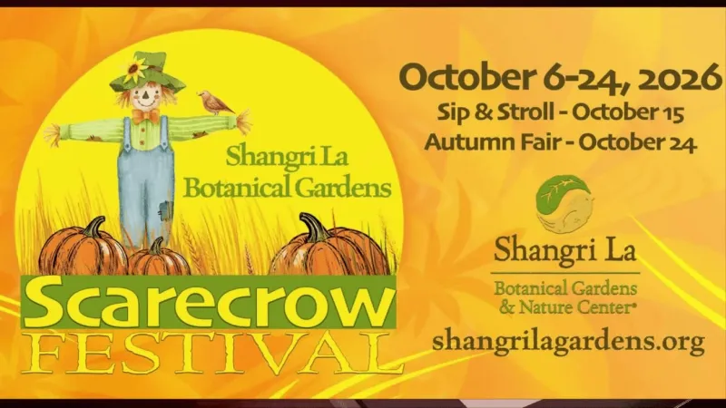 Shangri La Gardens to celebrate Scarecrow Festival with Free Autumn Fair