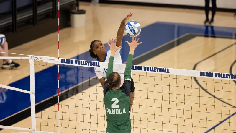 BLINN VOLLEYBALL COMES FROM BEHIND TO DEFEAT PANOLA
