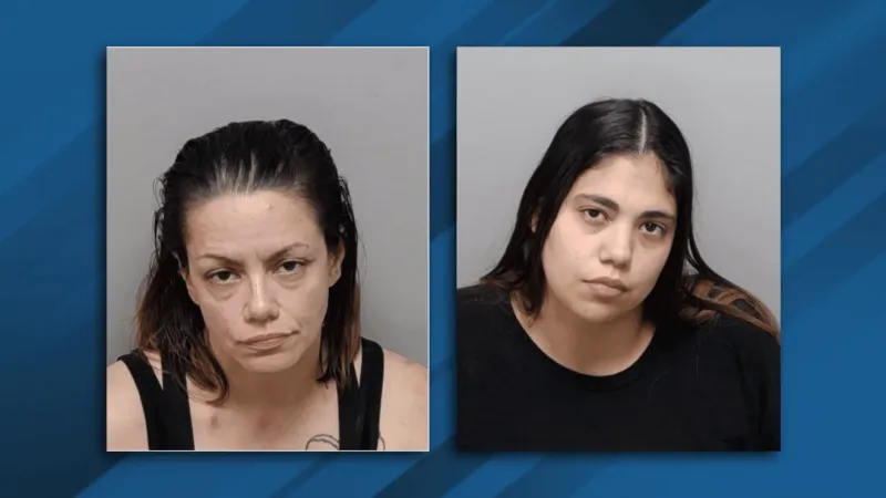 Two women arrested for leaving four children alone while stealing from a home