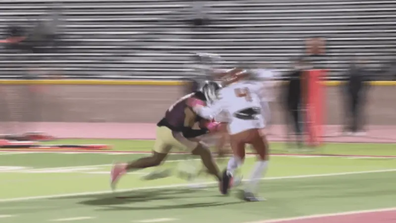 Redzone's Play of the Week: Andress receiver bulldozes his way to a touchdown