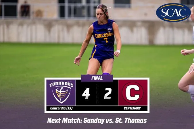 Women's Soccer Powers Past Centenary