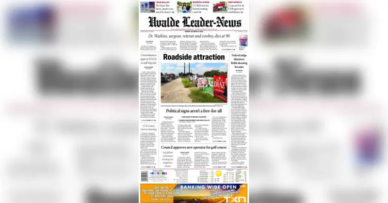 Uvalde Leader-News Sunday, October 18, 2026