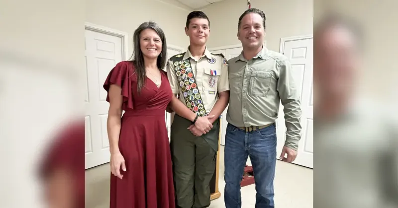 Willis creates prayer garden to earn rank of Eagle Scout