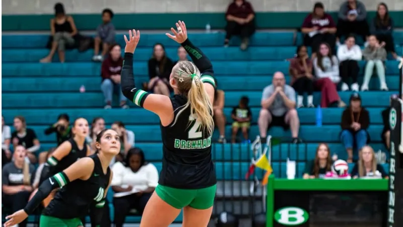 BRENHAM VOLLEYBALL PICKS UP A WIN OVER RUDDER