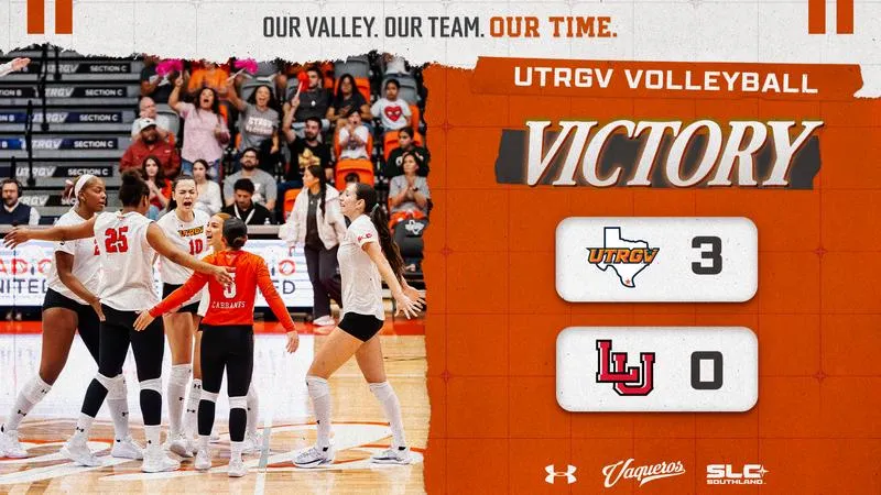Volleyball Sweeps Lamar to Remain Unbeaten in Southland Conference Play