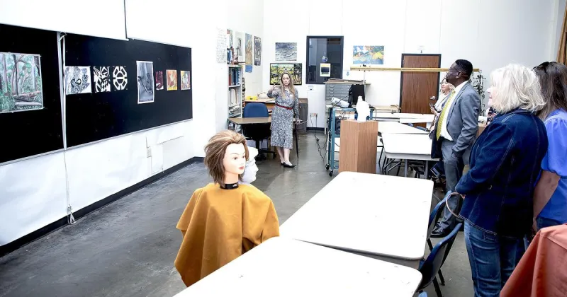 Angelina College hosts reception for 25th anniversary of Angelina Center for the Arts