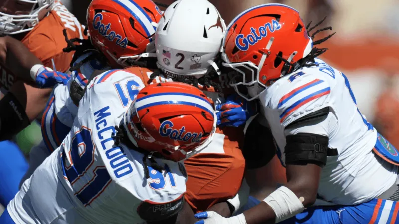 #7 Texas falls to Florida 27-24