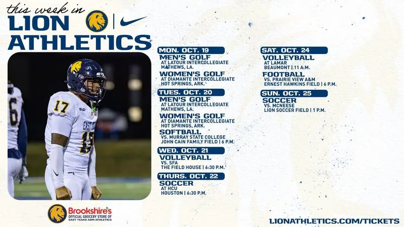 This Week In Lion Athletics presented by Brookshire's: October 19
