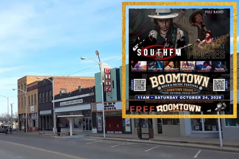 Ian Moore Headlines Snyder's Boomtown Beer And Music Festival On October 24th