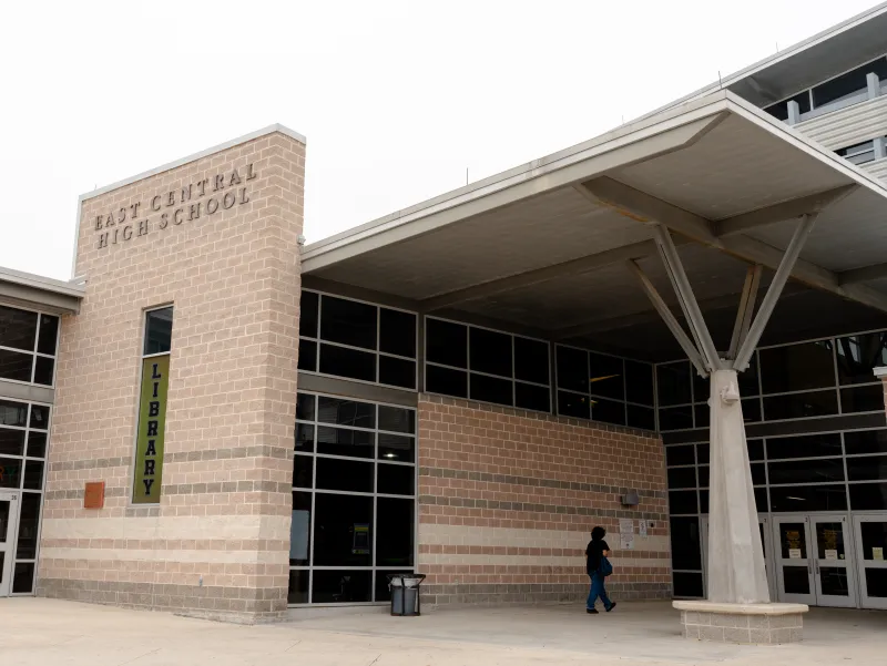 Some East Central ISD voters got incomplete ballots today. Bexar County blames it on state-run elections system.