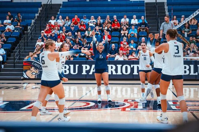 DBU Takes Down Texas A&M-Kingsville in Four Sets