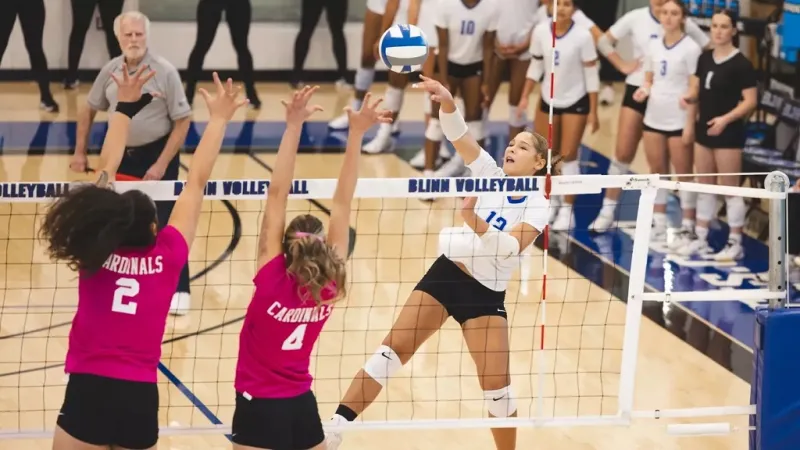 BLINN VOLLEYBALL GETS A NON-CONFERENCE WIN OVER COLIN COUNTY COLLEGE