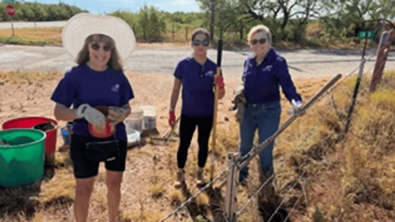 Abilene Garden Club plants wildflowers