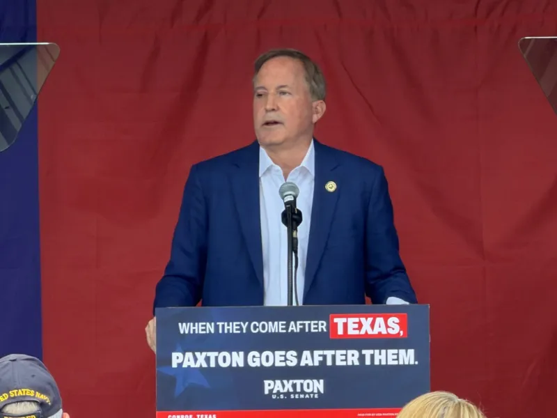 Paxton looks to seal the deal with Houston-area voters, saying control of U.S. Senate is at stake