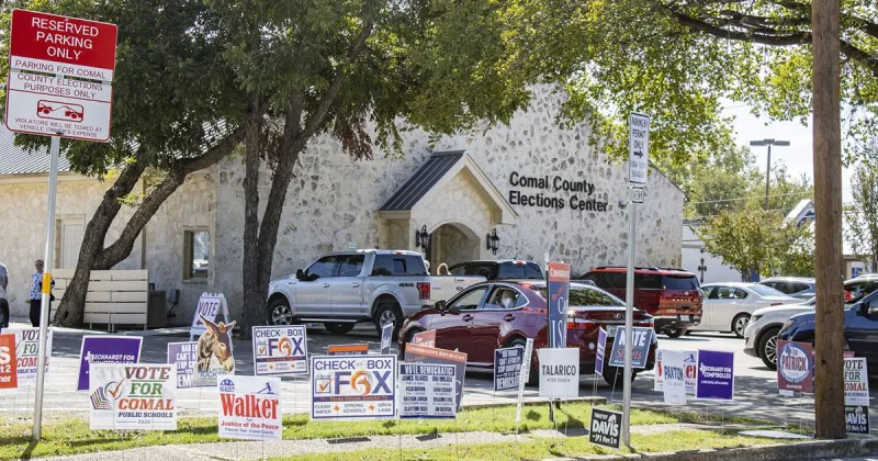 More than 5,000 in-person ballots cast on Comal County's first early voting day