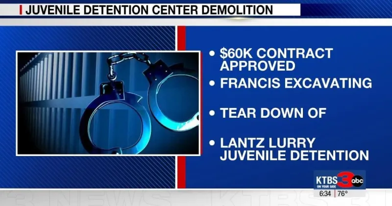 The Lantz Lurry Juvenile Detention Center set for demolition in Texarkana