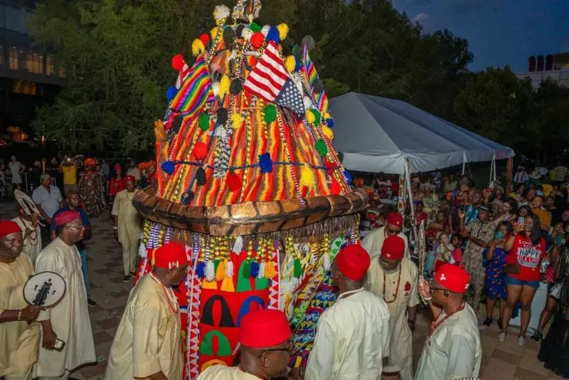 Houston Igbofest welcomes legendary Ijele Masquerade