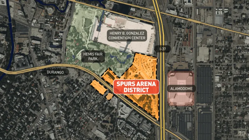 Spurs building parking garages at arena site, say state will help fund road improvements