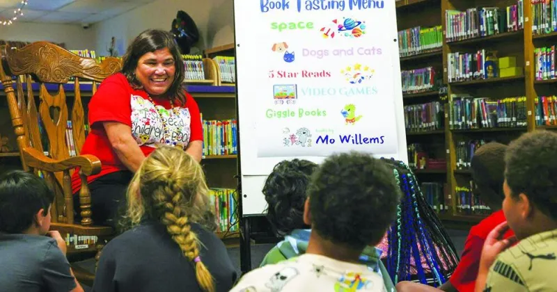 Free: For the love of literature: Aikin Elementary serves up a love of reading at annual book tasting caf