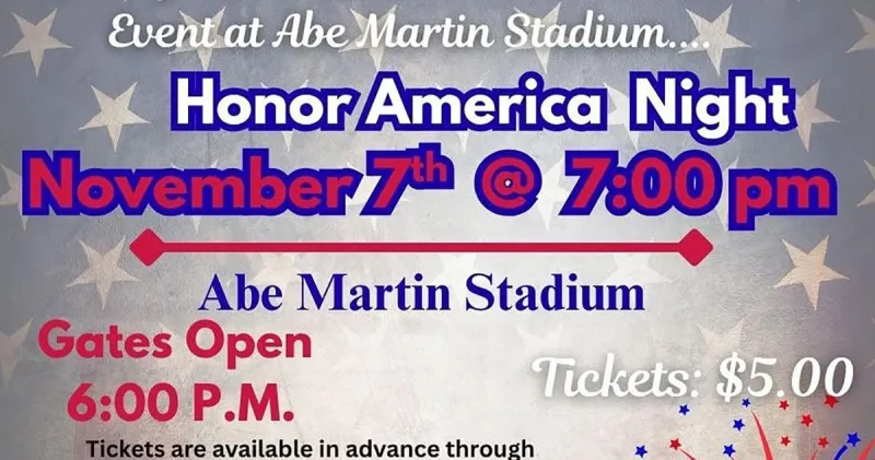 Honor America Night set for Nov. 7