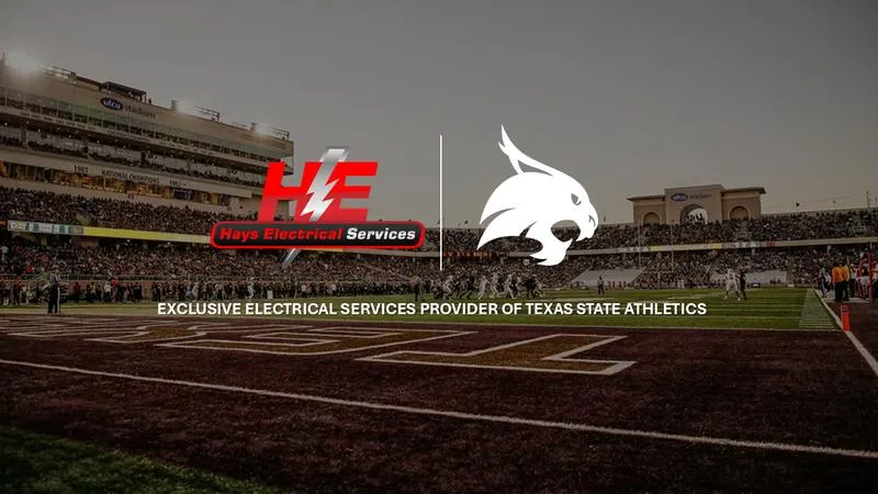 Hays Electrical Services Named Exclusive Electrical Services Provider of Texas State Athletics