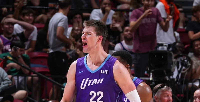The Utah Jazz's Kyle Filipowski just earned MVP honors